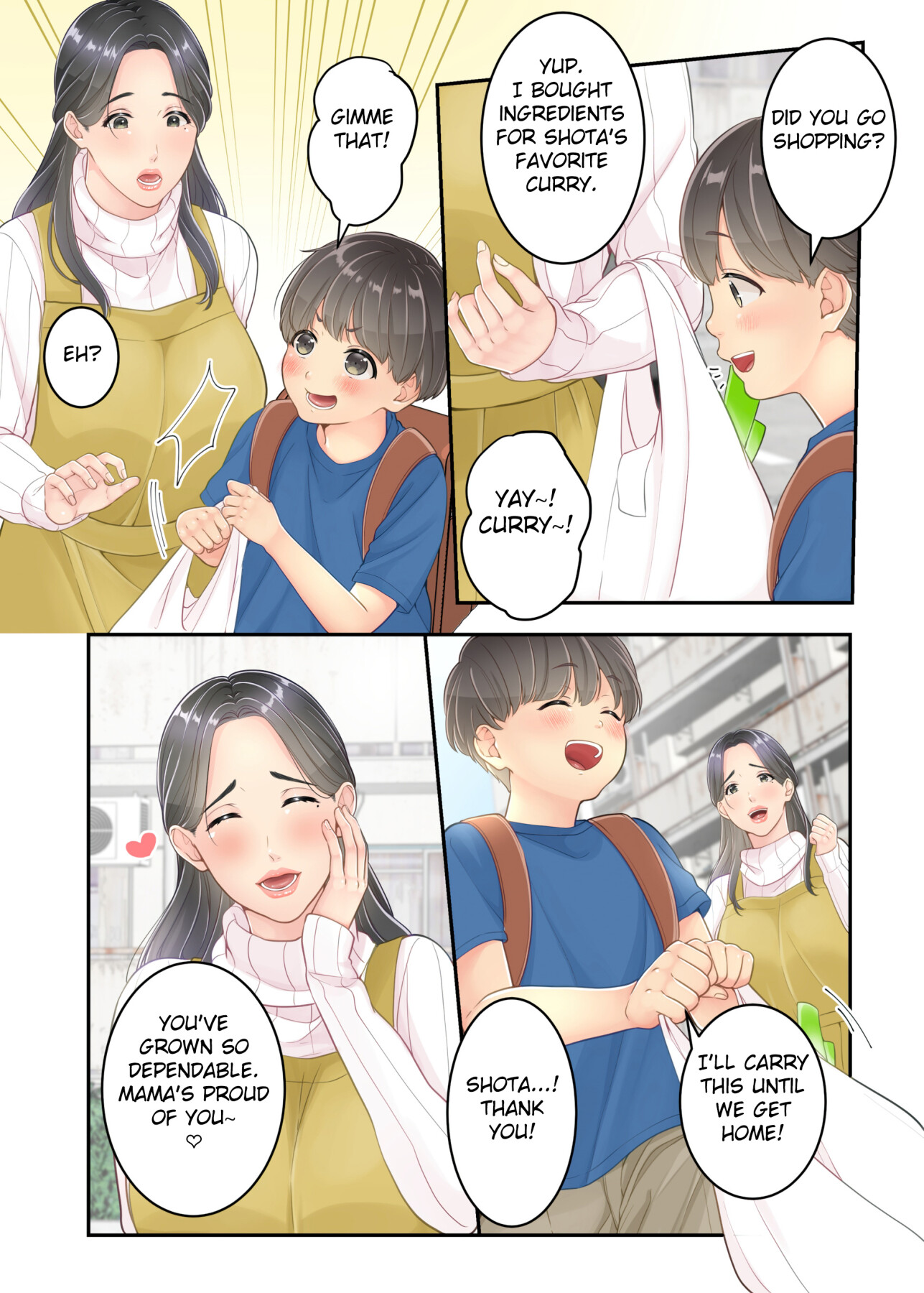 Hentai Manga Comic-My mom and the delivery guy.-Read-5